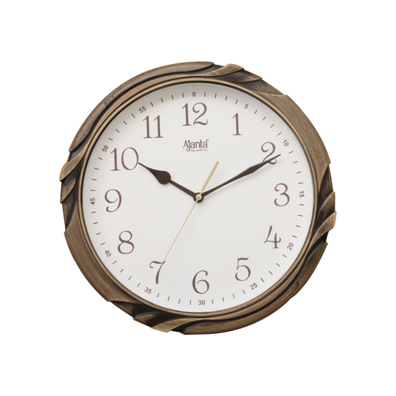 Wall Clock - Fancy  Clock  -  7067  -  Light Oak wood