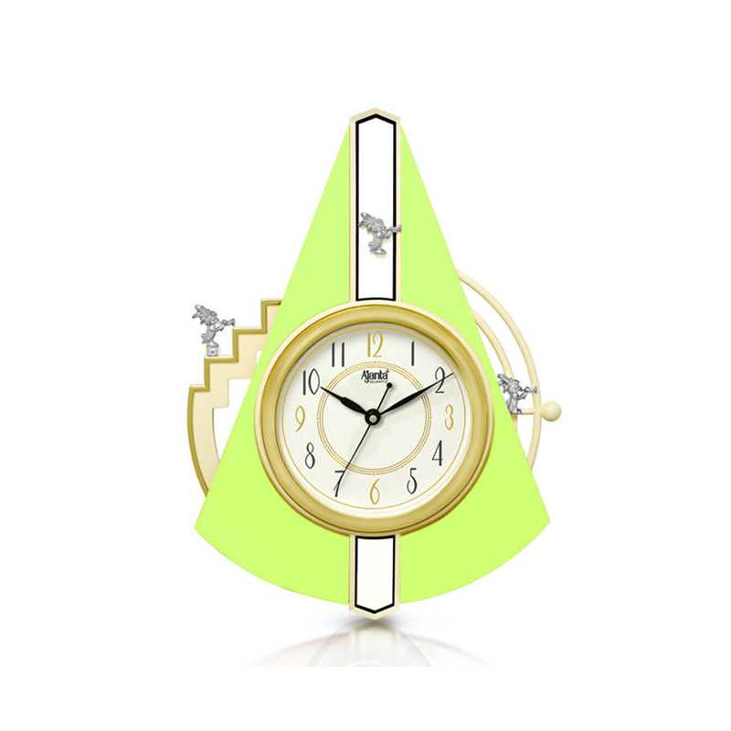 Wall Clock - Fancy Pendulum Clock - 4727 - Parrot Green