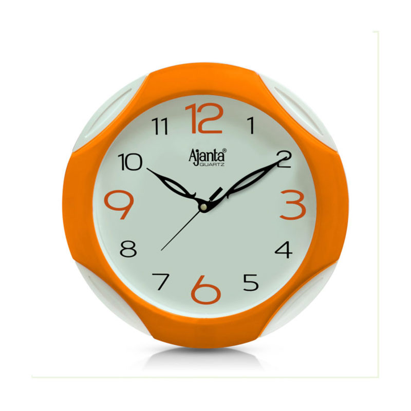 Wall Clock - Simple Clock  - 2117 - Orange
