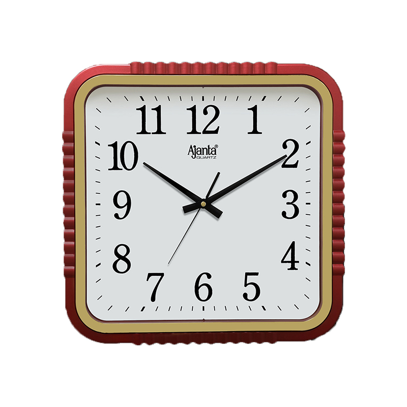 Wall Clock - Fancy Clock  - 2947 - Red