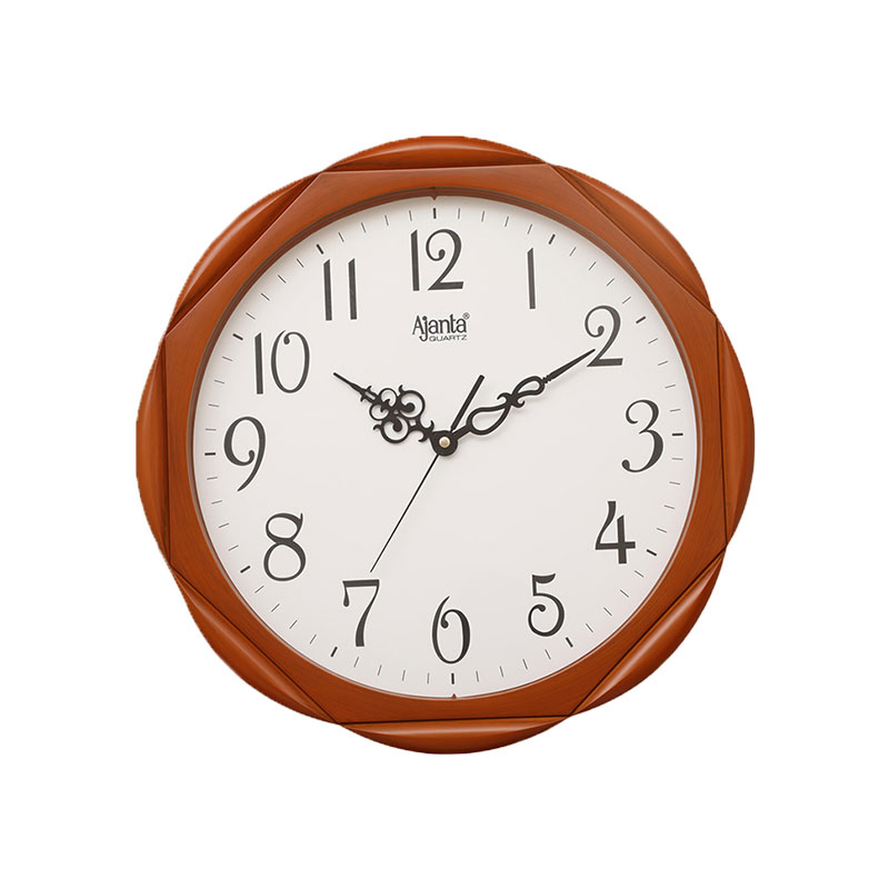 Wall Clock - Fancy  Clock  -  8077  - Teak wood