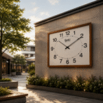 Wooden Office Wall Clock 147 Clear - Image 2