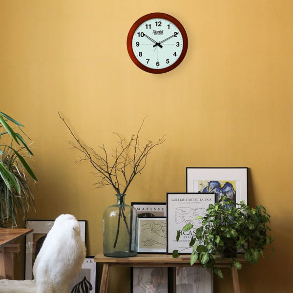 Office Wall Clock 557 - Brown