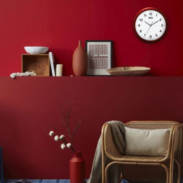 Wooden Sweep Second Clock