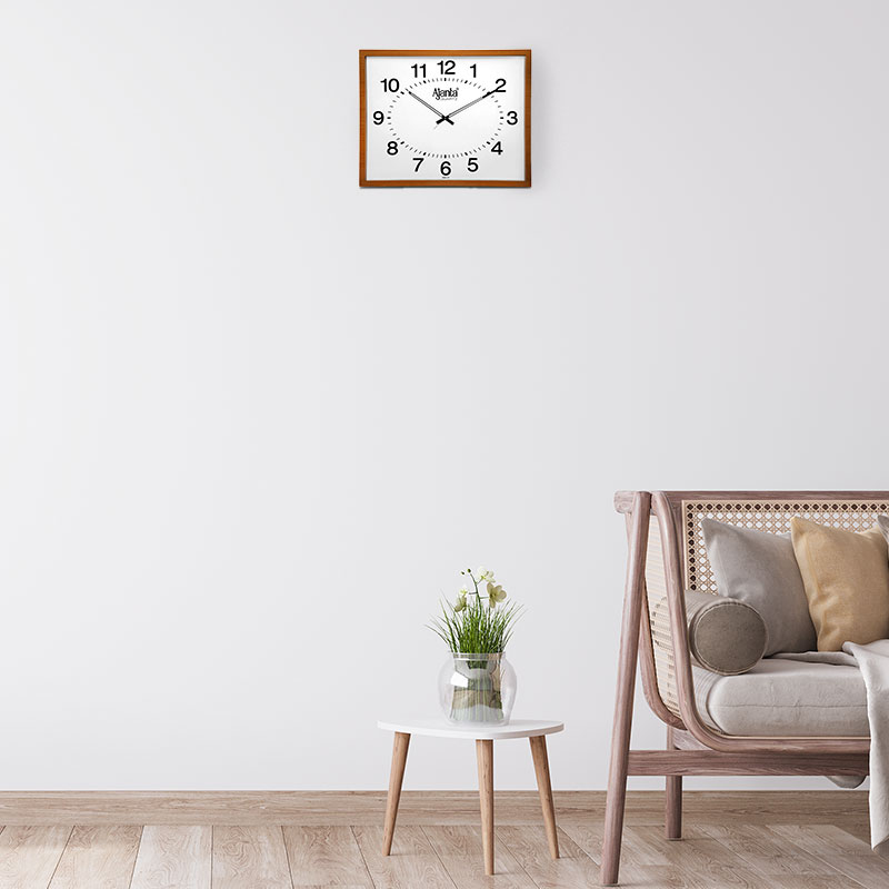 2-Wooden-Office-Wall-Clock147Clear