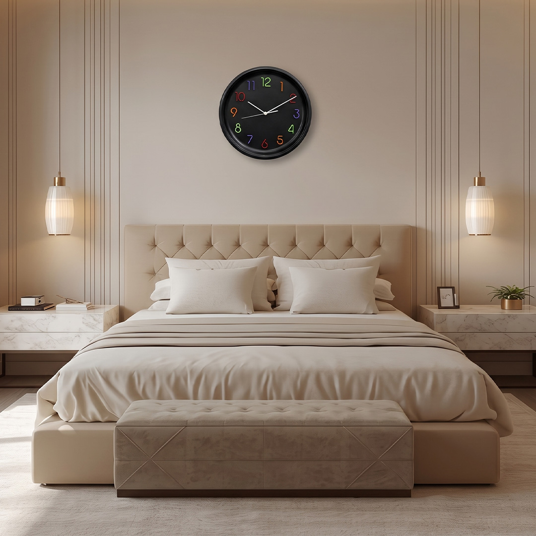 Wall Clock - Designer Clock - 2297 - Black