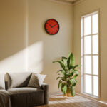 Wall Clock - Designer Clock - 2457 - Red