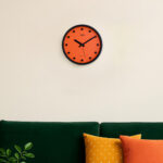 Wall Clock - Designer Clock - 2457 - Orange
