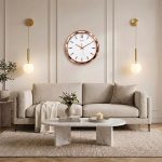 Designer Wall Clock 2707 White