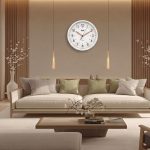 Designer Wall Clock -  2937 - Pearl White