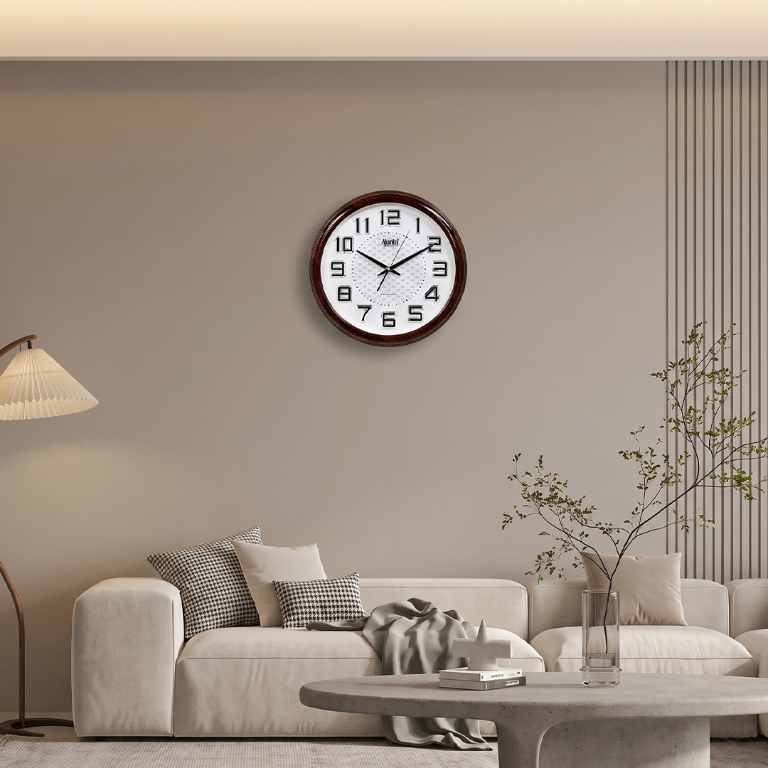 Designer Wall Clock – 2997 -Silver