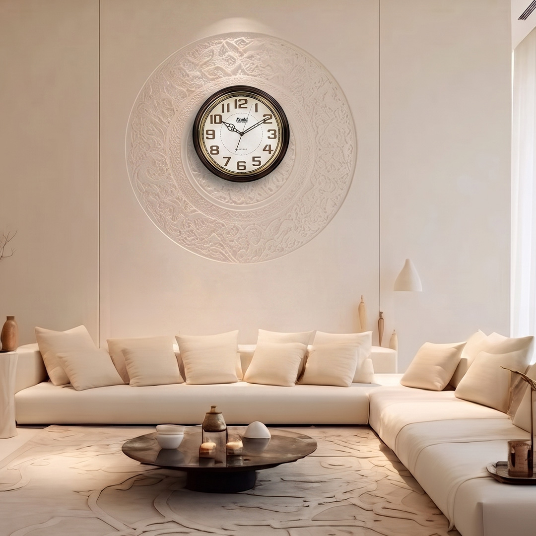 Wall Clock - Designer Clock - 3017 - Brown