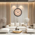 Night Glow Wall Clock – 5087 – Black