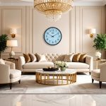 Night Glow Clock - 5087 - Navy Blue