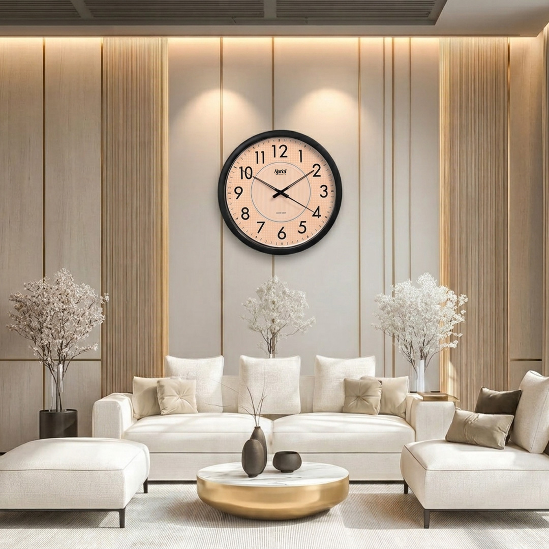 Night Glow Wall Clock – 5087 – Black