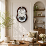Classic Musical Pendulum Quartz Wall Clock 3427(A)