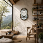 Classic Musical Pendulum Quartz Wall Clock 3427(C)