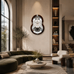 Classic Musical Pendulum Quartz Wall Clock 3427(C)