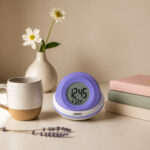 Time Piece – Digital Alarm Clock – TAC-387 – Violet - Image 2
