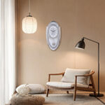 Wall Clock – Classic Musical Pendulum Quartz Wall Clock – Pendulum Clock – 1627 – Silver