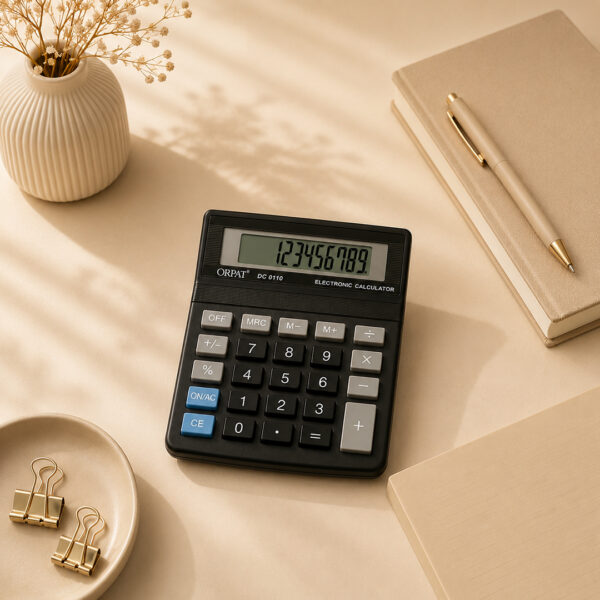 Basic Desktop Calculator SDC-0110 — Black
