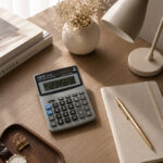 Basic Desktop Calculator SDC-1808 — Grey