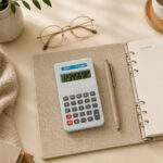 Basic Pocket Calculator HL-0408 — Grey