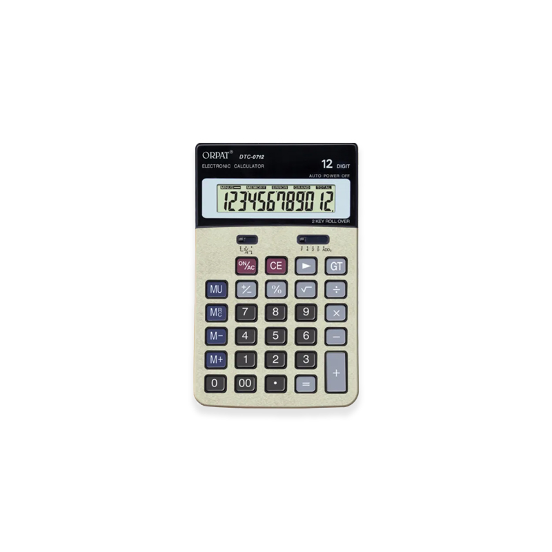 Basic-Pocket-Size-CalculatorsDTC-0712Black_White Pocket Size Calculator DTC 0712Black