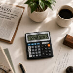 Check & Correct Desktop Calculator OT-500 — Black