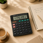 Check & Correct Desktop Calculator OT-555GT — Black