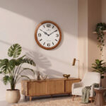 Chronohush Designer Wall Clock – 3007 – Maple wood