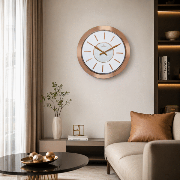Wall Clock - Designer Clock  - 527 - Copper