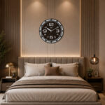 Designer Clock  - 2217 - Black - Image 2