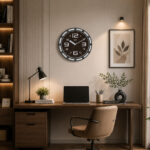 Designer Clock  - 2217 -Brown - Image 2