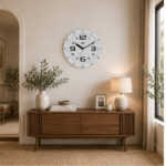 Designer Clock  - 2217 -White - Image 2