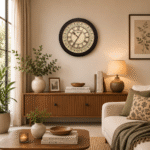 Designer Wall Clock 2487 Brown