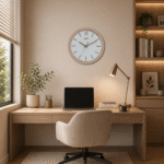 Designer Wall Clock 2707 White