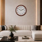 Designer Wall Clock 2977 Brown - Image 2