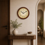 Designer Wall Clock  - 5097 -Maple wood - Image 2