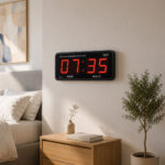 Digital Calendar Wall Clock – DC-047 – Black - Image 2