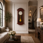 Grandfather Series Rhythmic Pendulum Clock - GF - 187 Maple Wood - Image 2