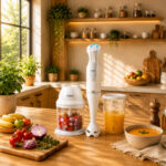 Hand Blender with Chopper – HHB-157E EC – 250 W – White