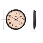 Night Glow Wall Clock – 5087 – Black - Image 4