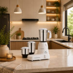 Mixer Grinder – Kitchen Queen – 650W - White - Image 2