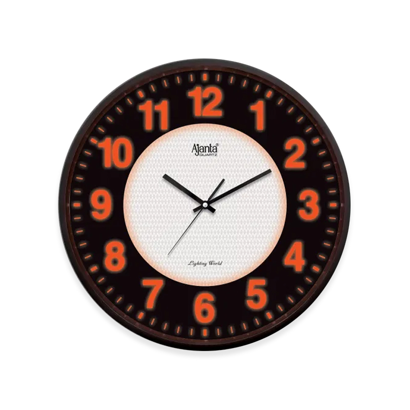 Wall Clock - Office Clock  - 467  LED - Orange
