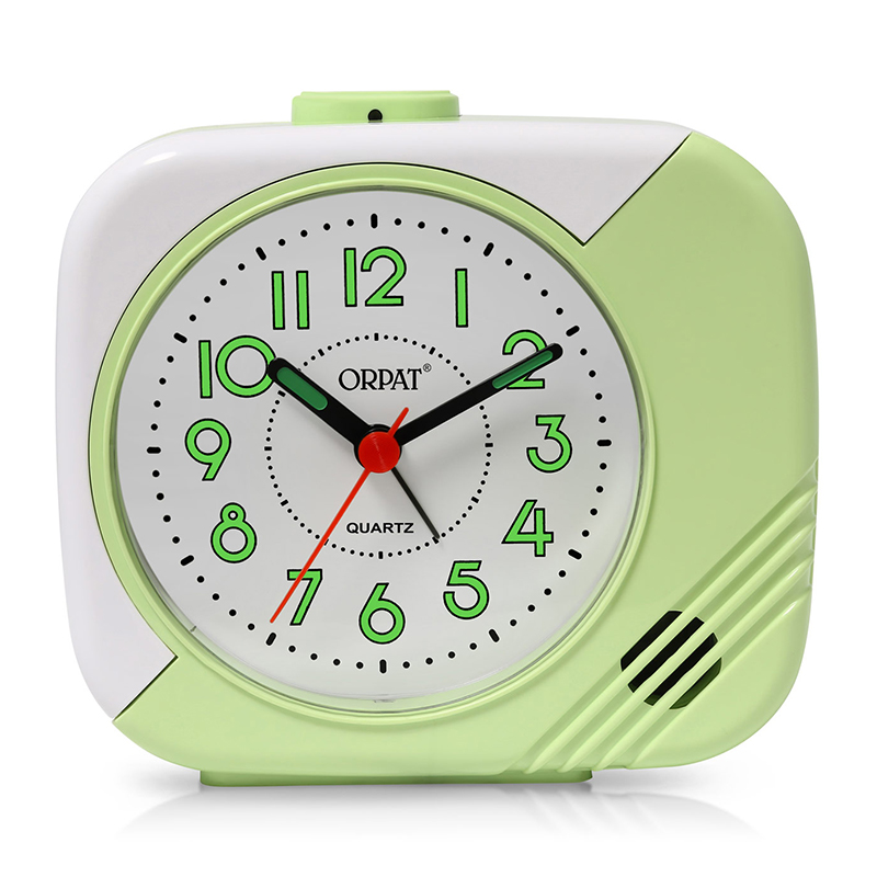 Time Piece Buzzer Alarm Clock TBB-207 Parrot Green