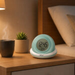 Time Piece – Digital Alarm Clock – TAC-387 – Coral Green