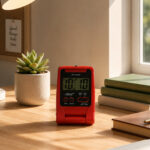 Time Piece Digital Alarm Clock TBZLL-627 DXRed - Image 2