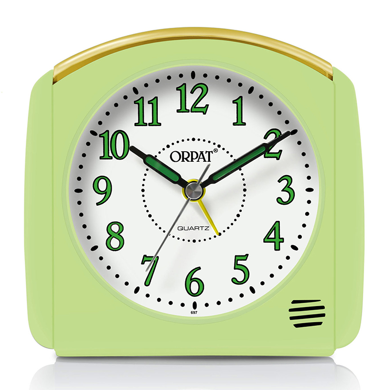 Time PieceSnooze Buzzer Alarm Clock TBZL-697 Parrot Green