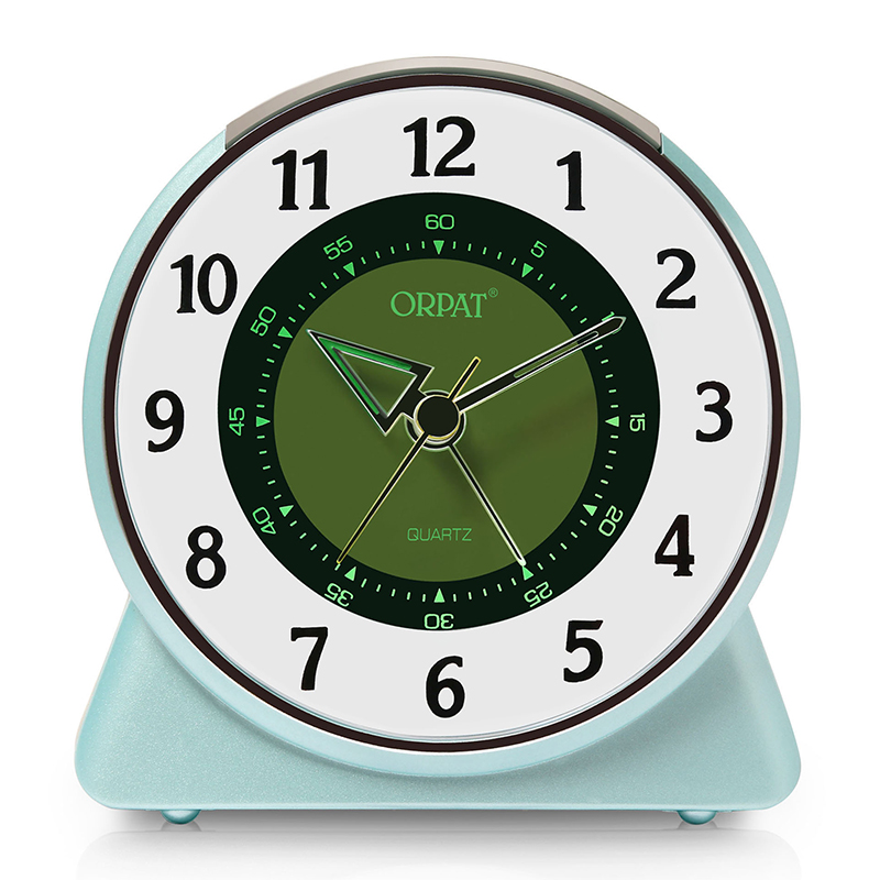 Time PieceSnooze Buzzer Alarm Clock TBZLF-657 Coral Green